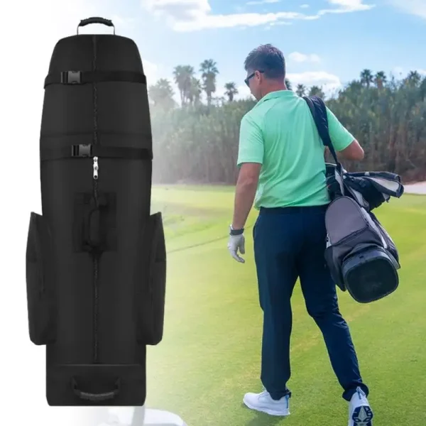 Golf Club Bag For Flying Golf Putters Carry Bag For Traveling Wear-Resistant Large Capacity Zipper Airline Golf Bag With Wheels - Image 6