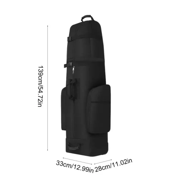 Golf Club Bag For Flying Golf Putters Carry Bag For Traveling Wear-Resistant Large Capacity Zipper Airline Golf Bag With Wheels - Image 2
