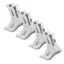 4 pairs white