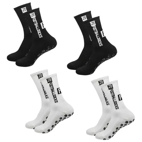 4 Pairs Soccer Socks FS Football Socks - Image 2