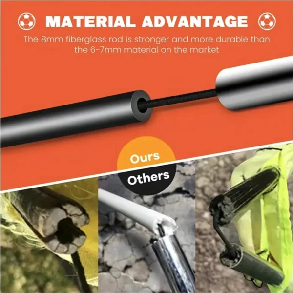 1pcs Portable Soccer Goals for Backyard Indoor and Outdoor Pop Up Soccer Goals Foldable Mobile Training Football Net - Image 8