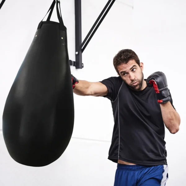 Heavy Duty Punching Bag for Adult Pear Shape Sandbag Indoor Garden PU Leather Boxing Bag for Trainning Kickboxing Muay Thai - Image 2