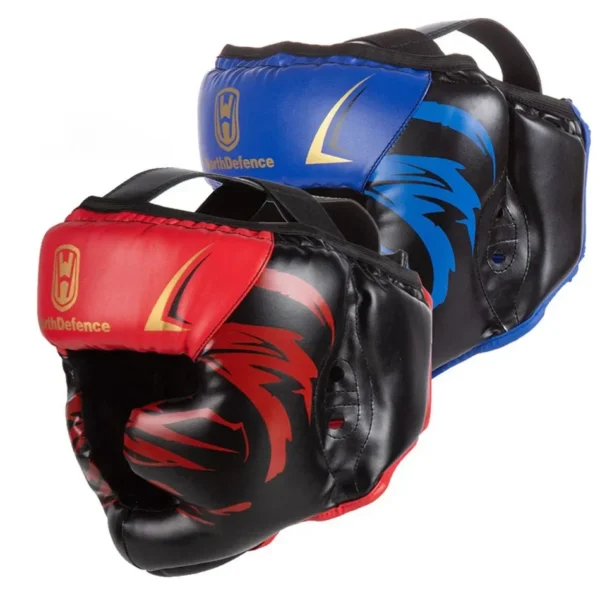 WOSWEIR-Kick Boxing Helmet Men Women PU Karate Muay Thai Guantes De Boxeo Free Fight MMA Sanda Training Adult Kid Equipment