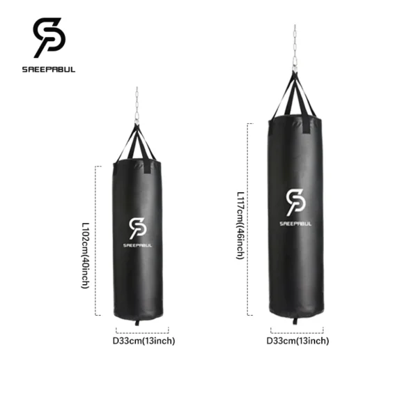 40/46in Professional Boxing Sandbag Punching Bag Training Fitness With Hanging Kick Adults Gym Exercise Empty-Heavy Boxing Bag - Image 6