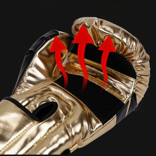 Boxing Gloves Sparring Gloves for Men PU Leather Sandbag Bag Muay Thai Fighting Combat Adult Muay Thai Competition Glove - Image 3