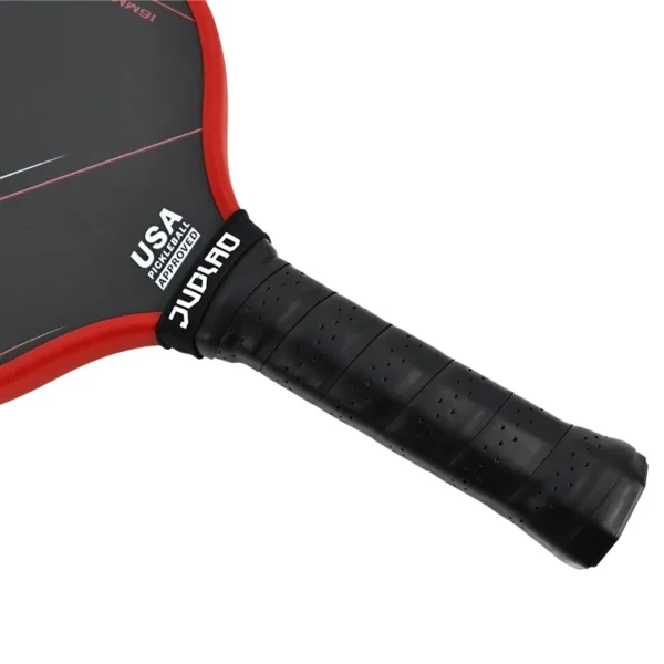 JUCIAO Thermoformed Unibody T700 Raw Carbon Fiber USAPA Approved Pickleball Paddle Spin Textured Surface With Foam Edge - Image 2