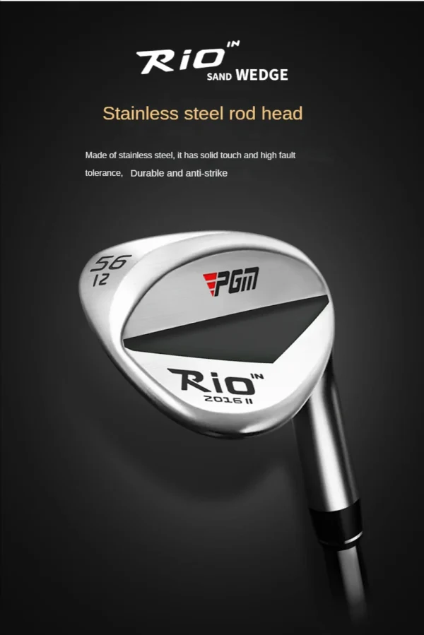 PGM Golf Clubs Sand Wedges Clubs 52/56/60 Degrees Men Women Silver Stainless steel rod head SG010 - Image 5
