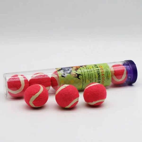 Tennis ball 38mm Miniature tennis ball Pet Tennis cats balls Small tennis dog ball 6cps Pet training ball S number pet ball - Image 2