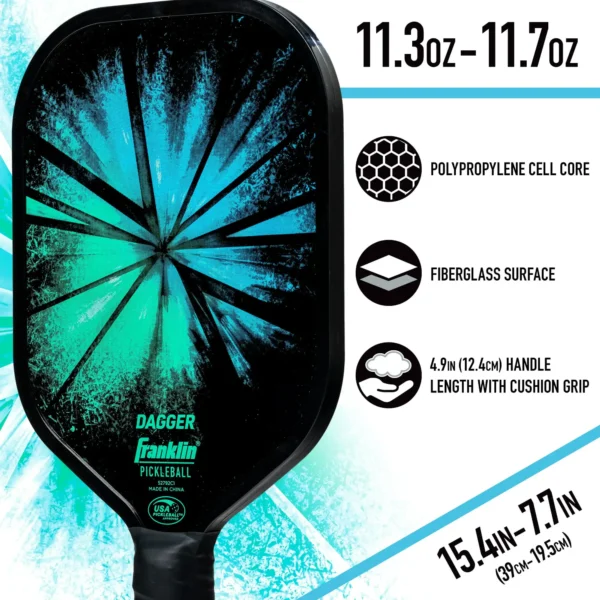 Franklin Sports Pickleball Paddle y Juego de Pelota - Image 3