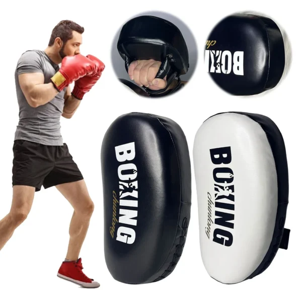 Boxing Hand Target Kick Boxing Gloves Pads Thickened Karate Training Mittens Ergonomic Punch Focus Pads for Boxing MMA Muay Thai - Image 2