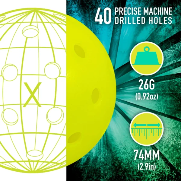Franklin Sports Pickleball Paddle y Juego de Pelota - Image 4