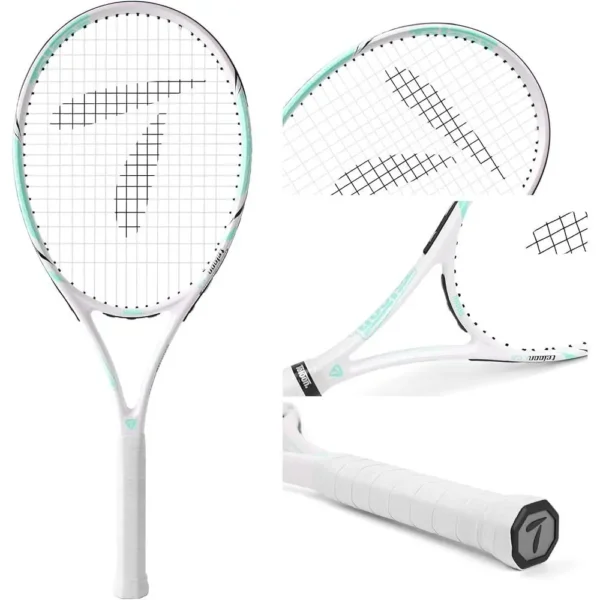 2pcs 27in Adult Tennis Rackets Beginner Recreational Racquet with Overgrip Carry Case Vibration Dampers Balls Men Women - Image 5