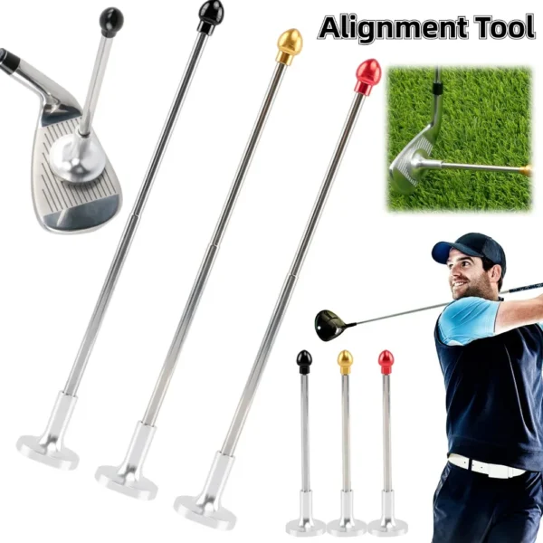 Magnetic Golf Alignment Stick Golf Club Direction Rods Golf Swing Trainer Posture Corrector Golf Practice Accessories Aid Tools