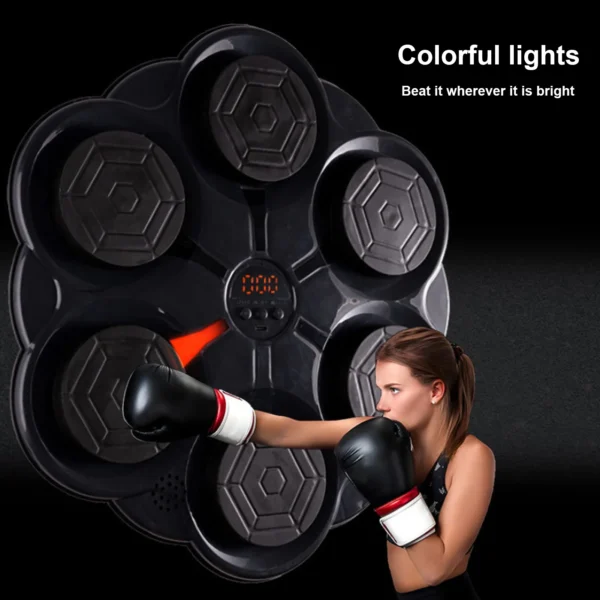 Music Boxing Machine Smart Wall Mounted Music Boxing Music Trainer Boxing Target Trainer Fitness Punching Bag Training Equipment - Image 3