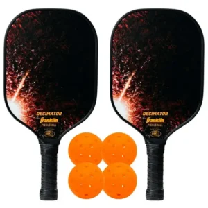 Franklin Sports Pickleball Paddle + Ball Set - Decimator 2 Jugadores