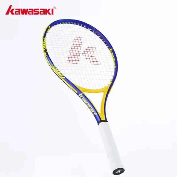 Kawasaki Tennis Racquet Shock Absorber-100 Carbon Fiber Oval Frame Mid-level Training Tennis Racket with Tennis Bag - Image 3